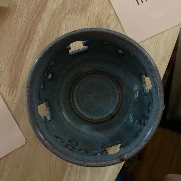 Angel pottery votive - Picture 4 of 6